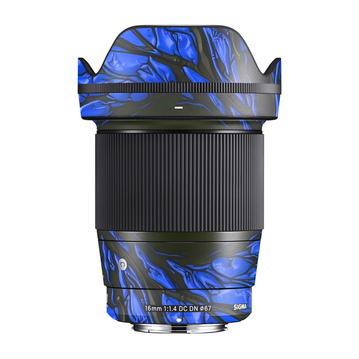 Venom Blue Sigma 16mm F/1.4 DC DN Camera Lens Skin