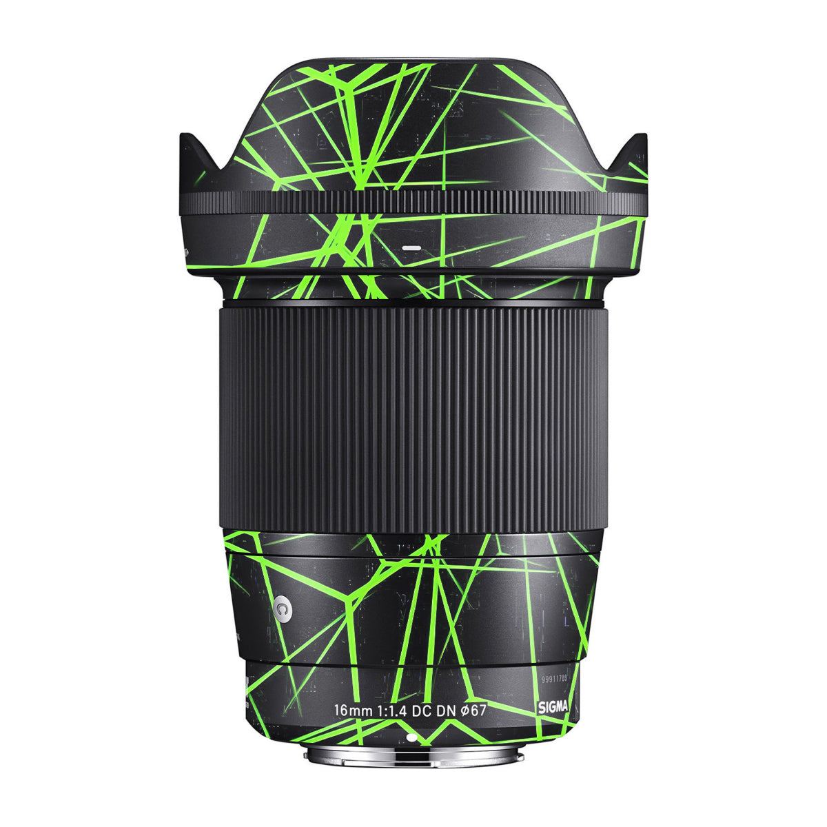 Neon Grid Sigma 16mm F/1.4 DC DN Camera Lens Skin
