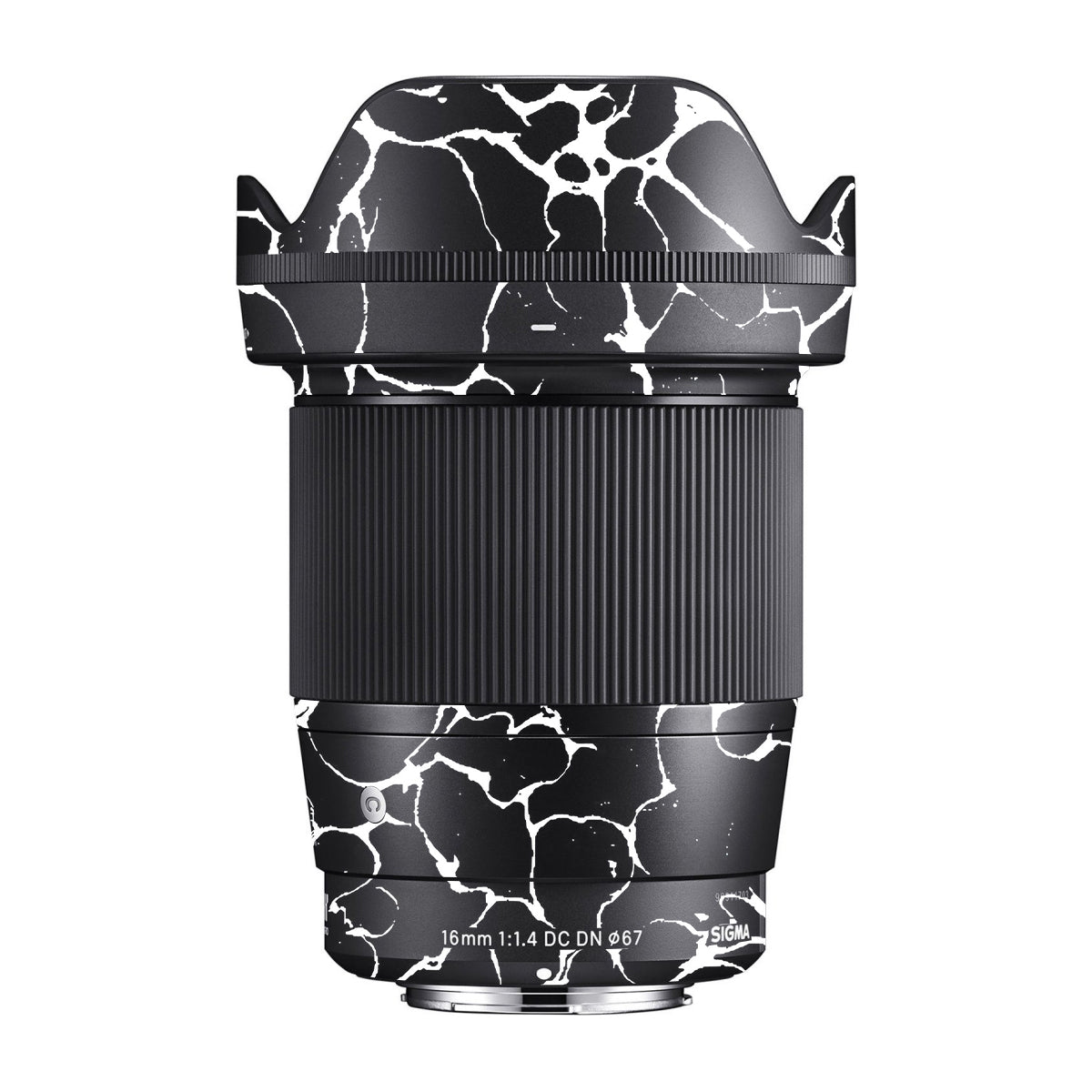 White Web Sigma 16mm F/1.4 DC DN Camera Lens Skin