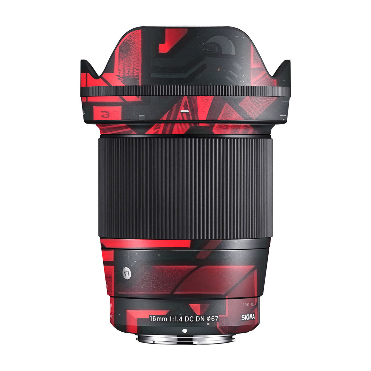 Cyber Maze Circuit Sigma 16mm F/1.4 DC DN Camera Lens Skin