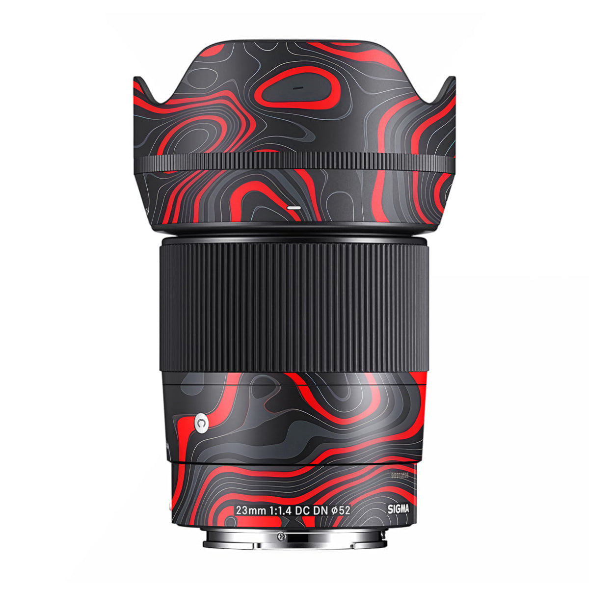 Crimson Waves Sigma 23mm F/1.4 DC DN Camera Lens Skin