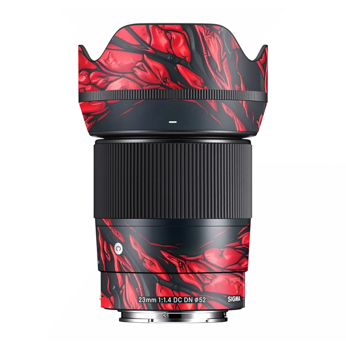Venom Red Sigma 23mm F/1.4 DC DN Camera Lens Skin
