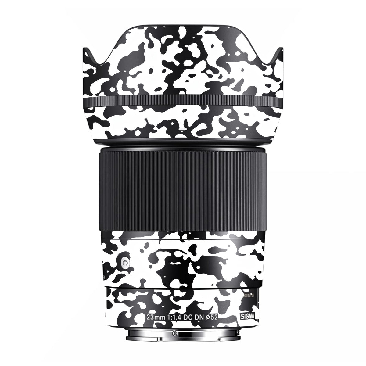 Snow Camo Sigma 23mm F/1.4 DC DN Camera Lens Skin