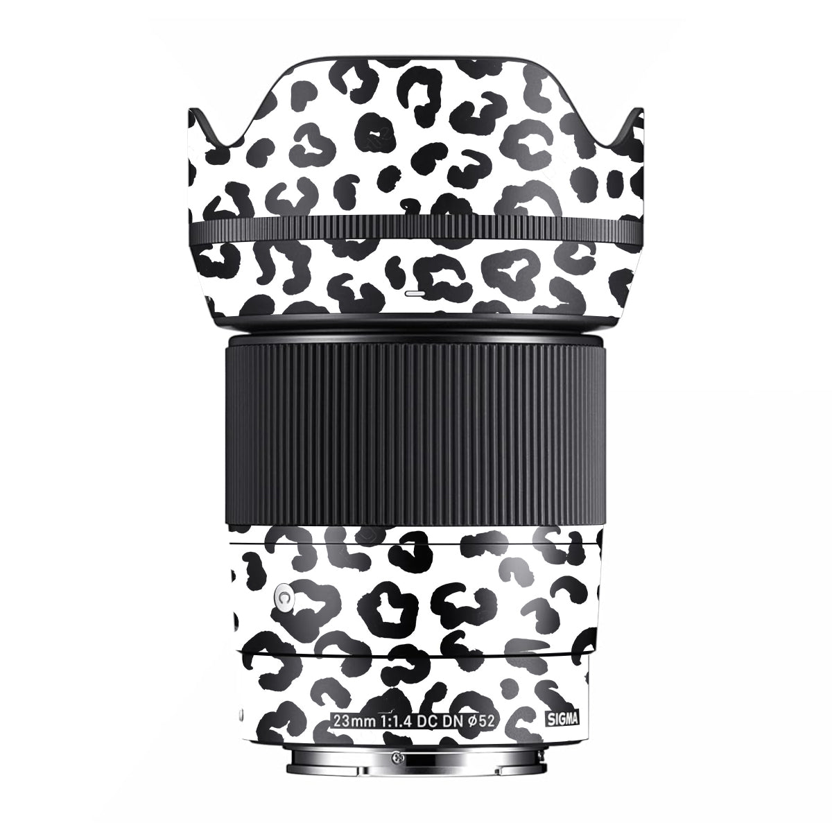White Leopard Sigma 23mm F/1.4 DC DN Camera Lens Skin
