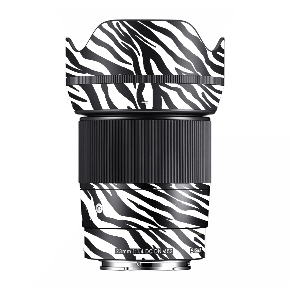 Classic Zebra Stripes Sigma 23mm F/1.4 DC DN Camera Lens Skin