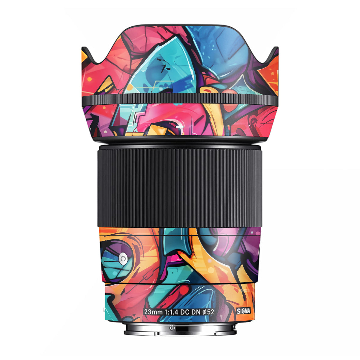 Urban Graffiti Explosion Sigma 23mm F/1.4 DC DN Camera Lens Skin