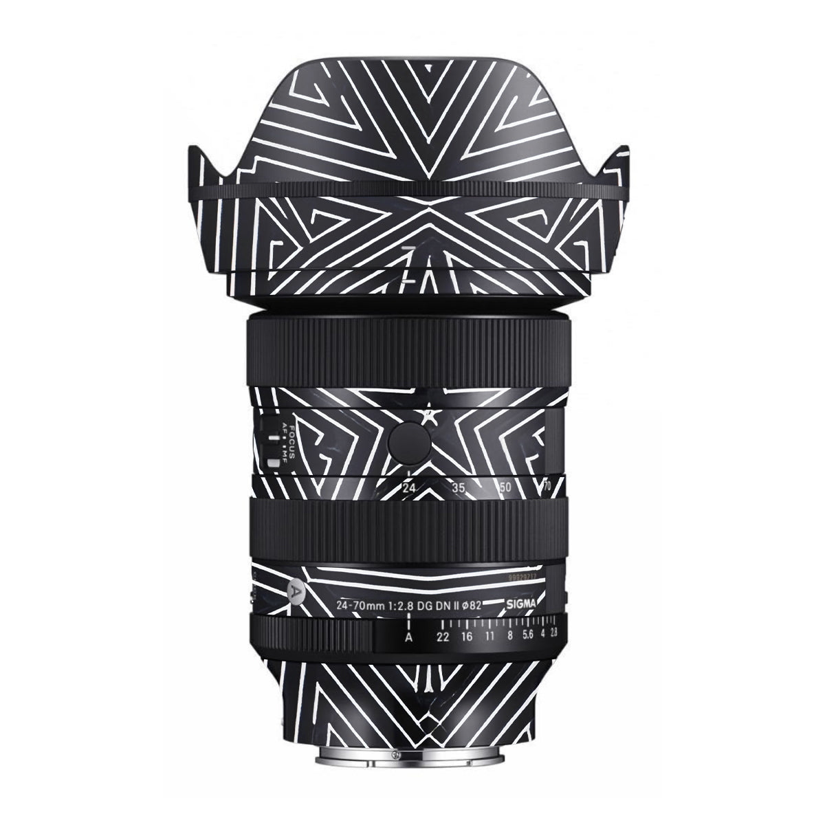 Geometric Pattern Sigma 24-70mm F/2.8 DG DN Sony E Camera Lens Skin