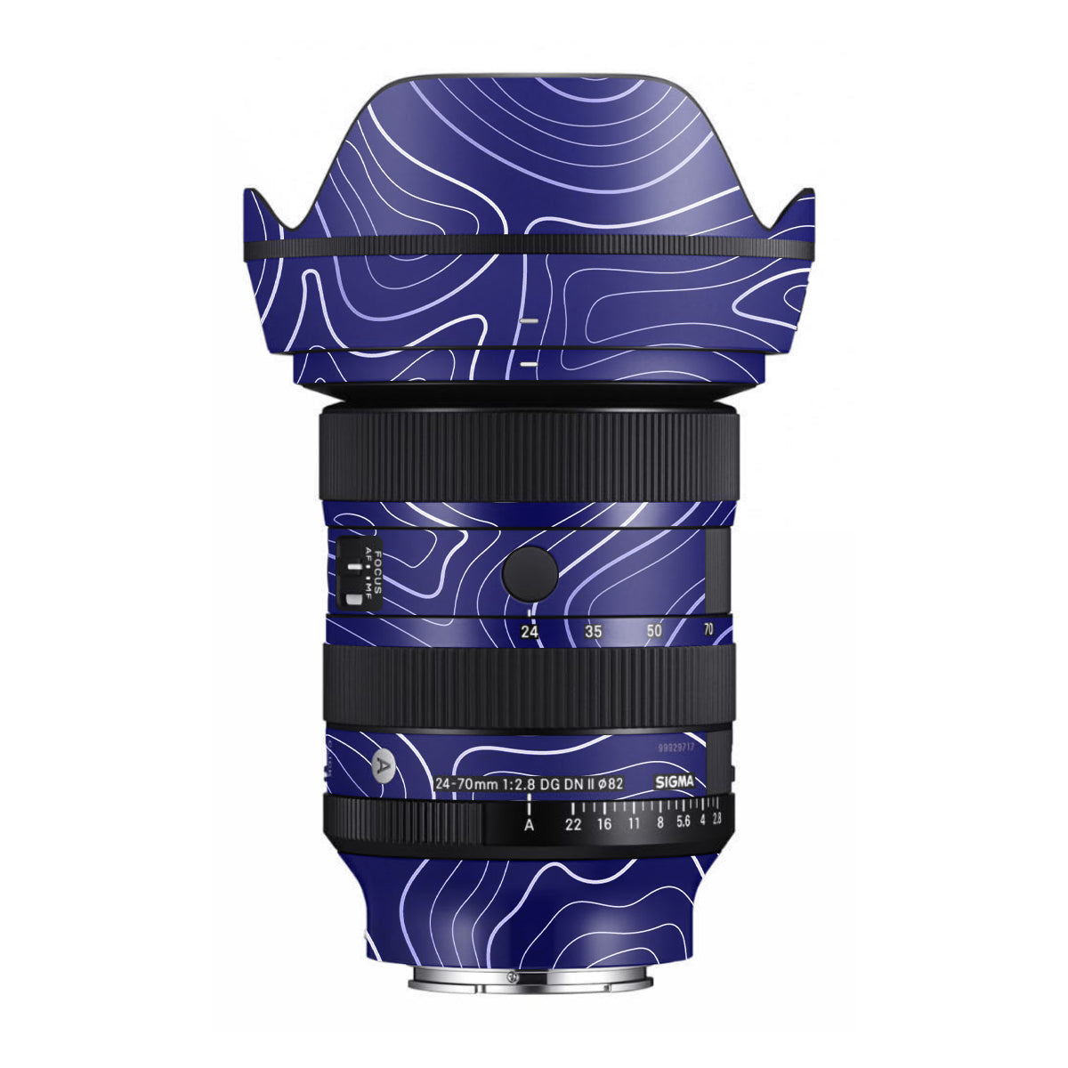 Deep Blue Contour Sigma 24-70mm F/2.8 DG DN Sony E Camera Lens Skin