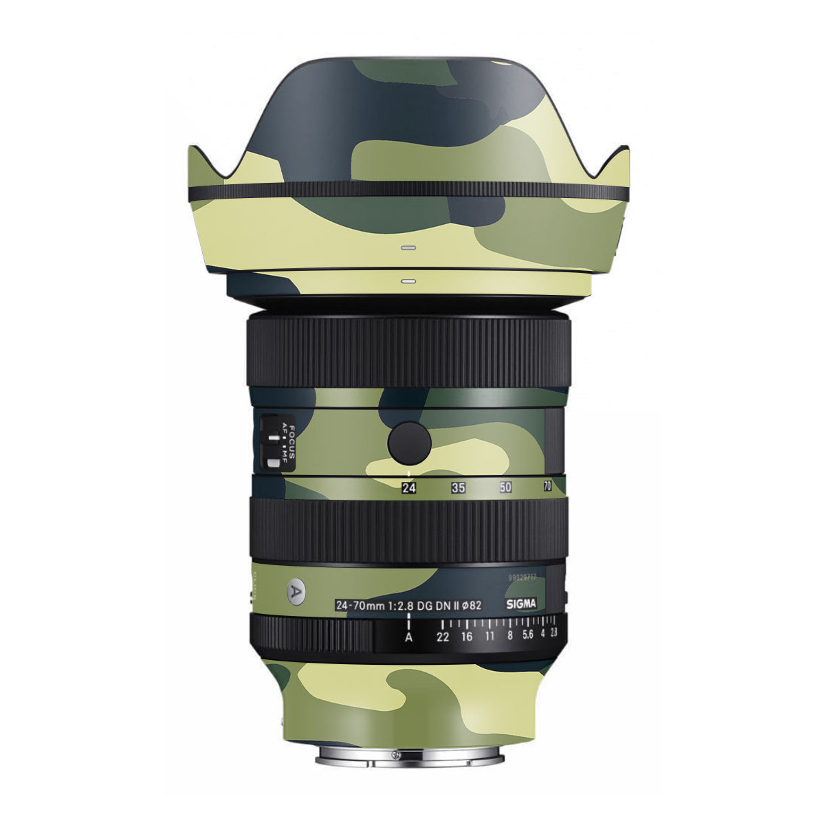 Forest Green Camo Sigma 24-70mm F/2.8 DG DN Sony E Camera Lens Skin
