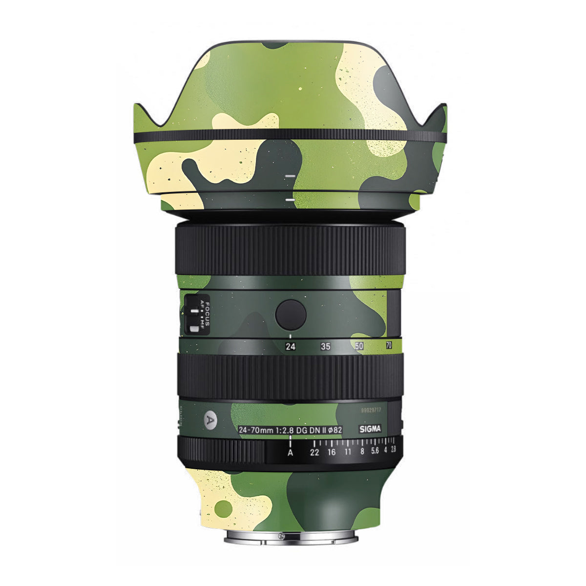 Camouflage Pattern Sigma 24-70mm F/2.8 DG DN Sony E Camera Lens Skin