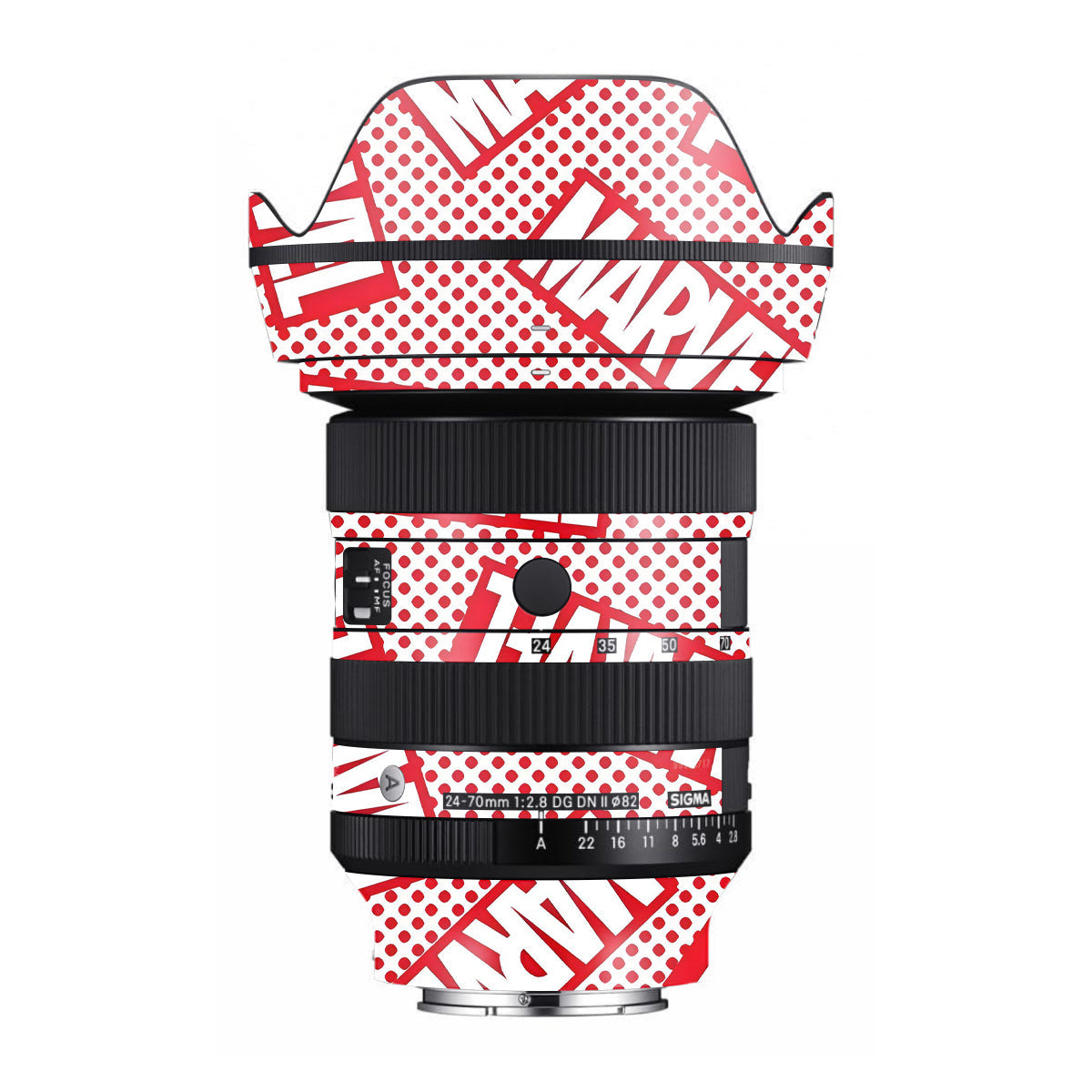 Marvel Comics Sigma 24-70mm F/2.8 DG DN Sony E Camera Lens Skin