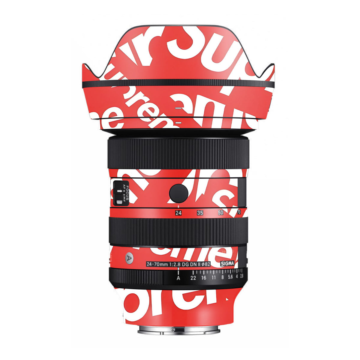 Supreme Red Sigma 24-70mm F/2.8 DG DN Sony E Camera Lens Skin
