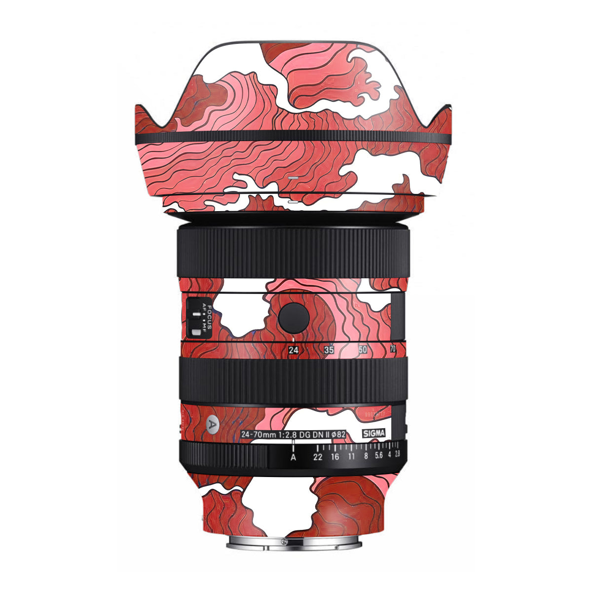 Cherry Waves Sigma 24-70mm F/2.8 DG DN Sony E Camera Lens Skin
