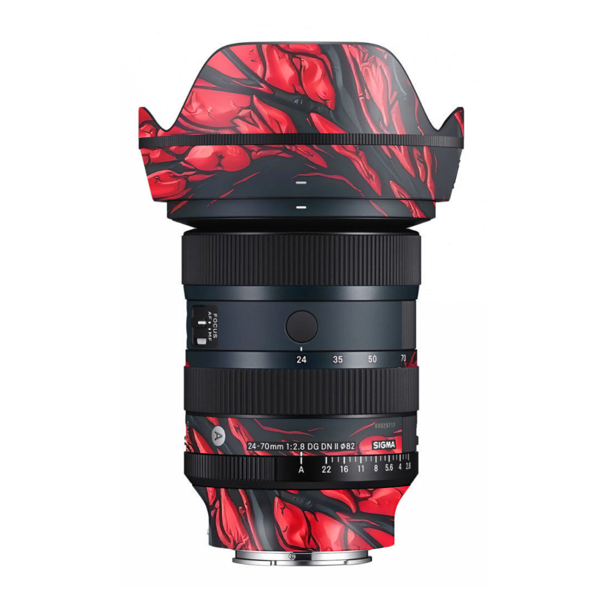 Venom Red Sigma 24-70mm F/2.8 DG DN Sony E Camera Lens Skin