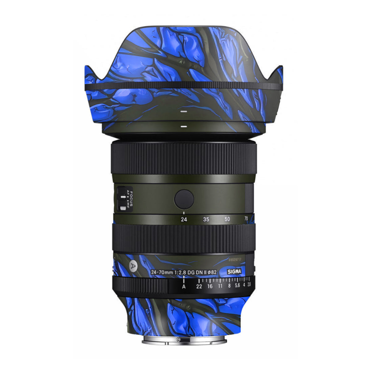 Venom Blue Sigma 24-70mm F/2.8 DG DN Sony E Camera Lens Skin