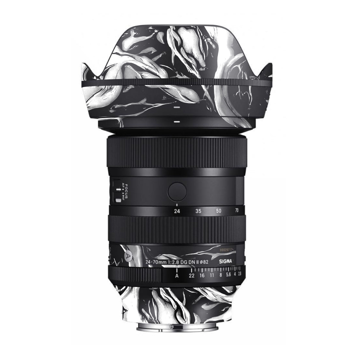 Venom Black Sigma 24-70mm F/2.8 DG DN Sony E Camera Lens Skin