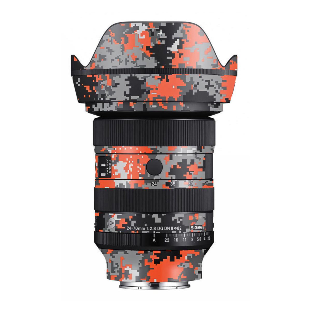 Inferno Pixel Sigma 24-70mm F/2.8 DG DN Sony E Camera Lens Skin