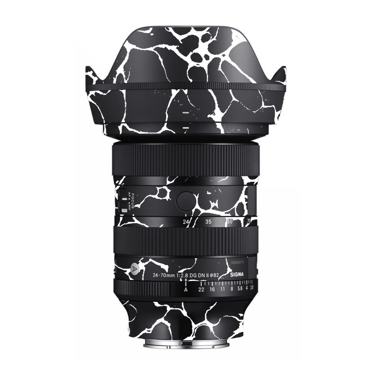 White Web Sigma 24-70mm F/2.8 DG DN Sony E Camera Lens Skin