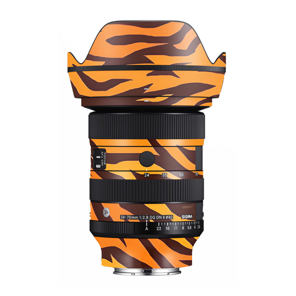 Wild Tiger Stripes Sigma 24-70mm F/2.8 DG DN Sony E Camera Lens Skin