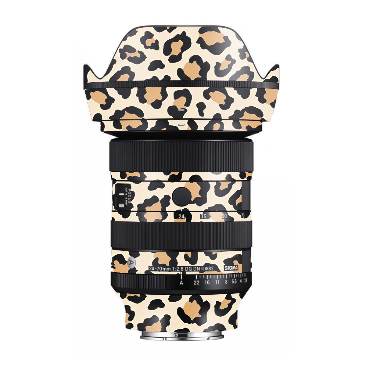 Sandy Leopard Spots Sigma 24-70mm F/2.8 DG DN Sony E Camera Lens Skin