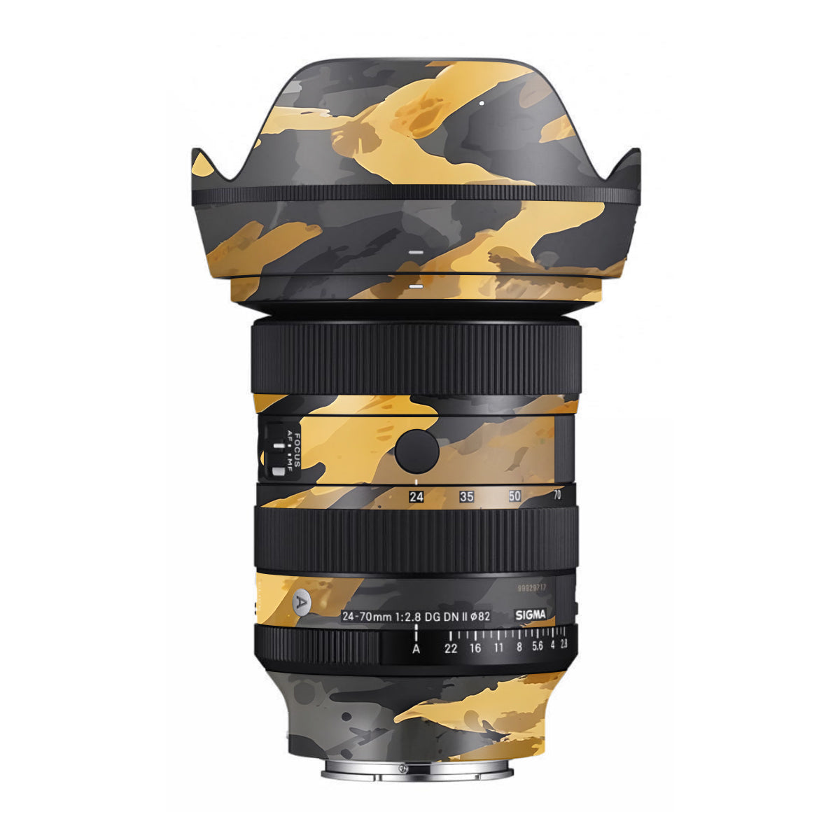 Camo Tiger Blend Sigma 24-70mm F/2.8 DG DN Sony E Camera Lens Skin
