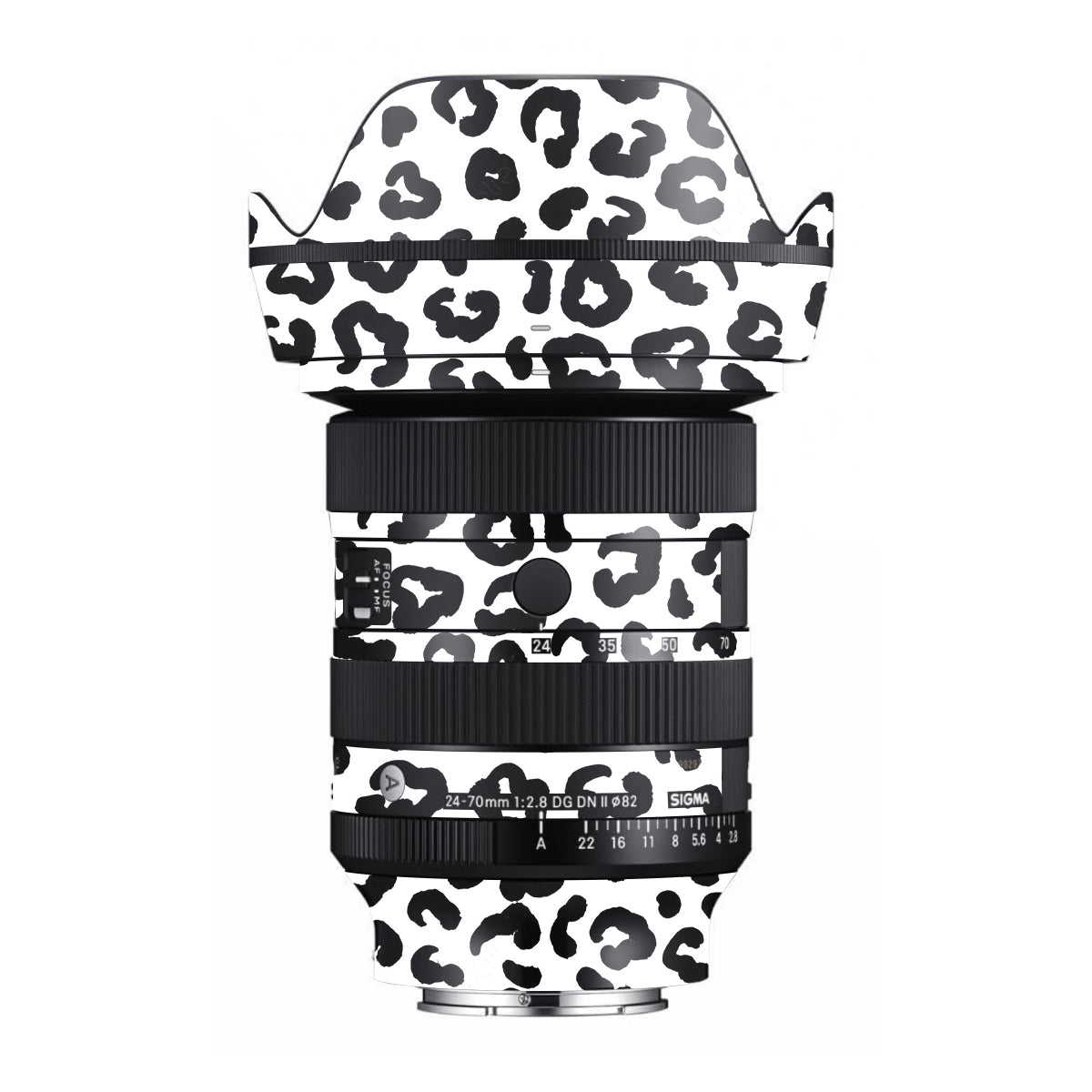 White Leopard Sigma 24-70mm F/2.8 DG DN Sony E Camera Lens Skin