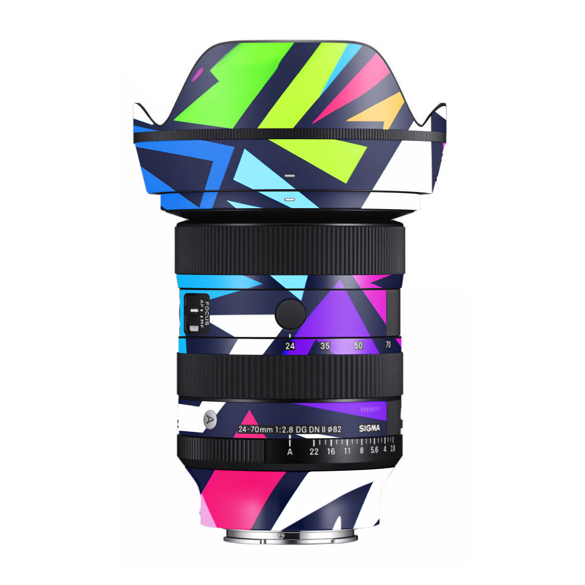 Bold Geometric Pop Sigma 24-70mm F/2.8 DG DN Sony E Camera Lens Skin