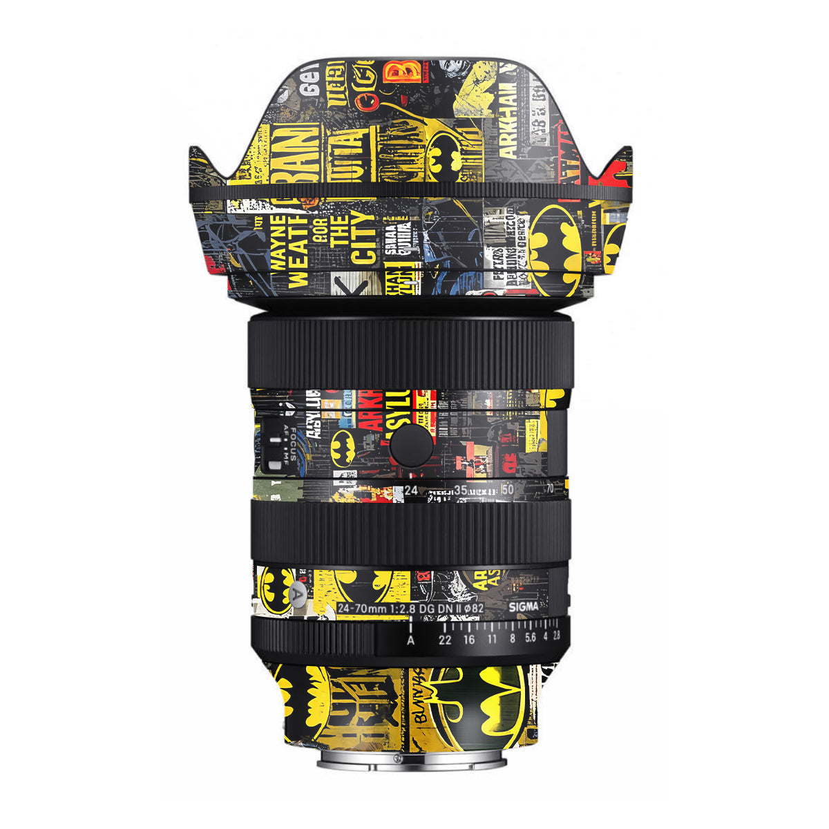 Batman Collage Sigma 24-70mm F/2.8 DG DN Sony E Camera Lens Skin