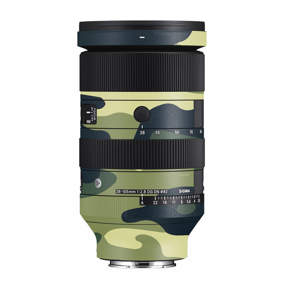 Forest Green Camo Sigma 28-105mm F/2.8 DG DN Sony E Camera Lens Skin