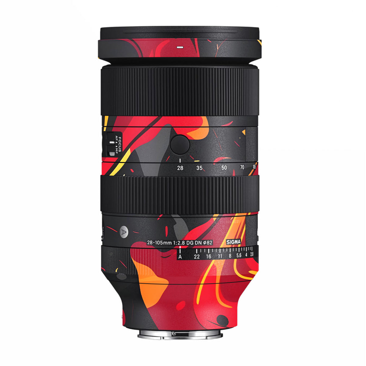 Lava Burst Sigma 28-105mm F/2.8 DG DN Sony E Camera Lens Skin
