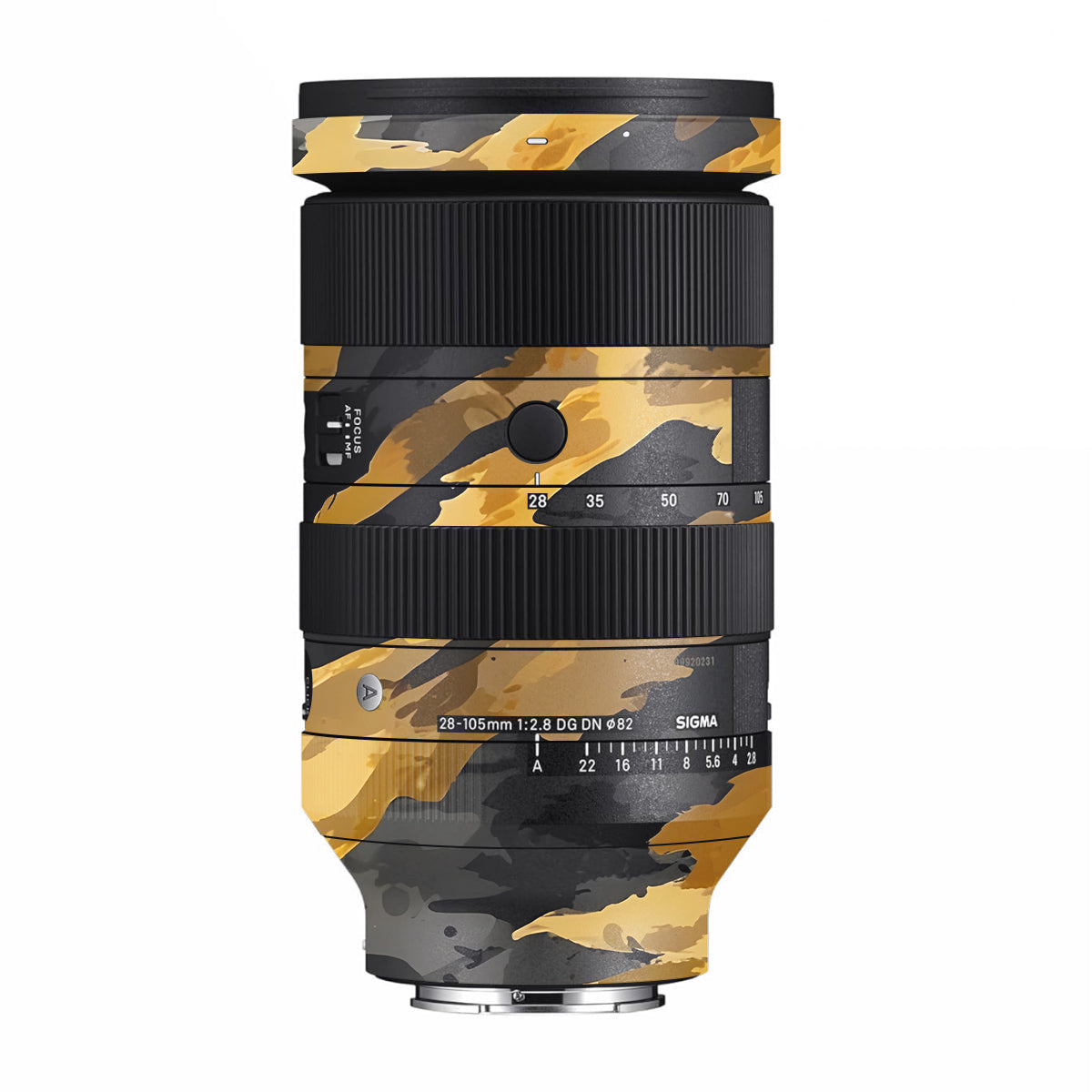 Camo Tiger Blend Sigma 28-105mm F/2.8 DG DN Sony E Camera Lens Skin