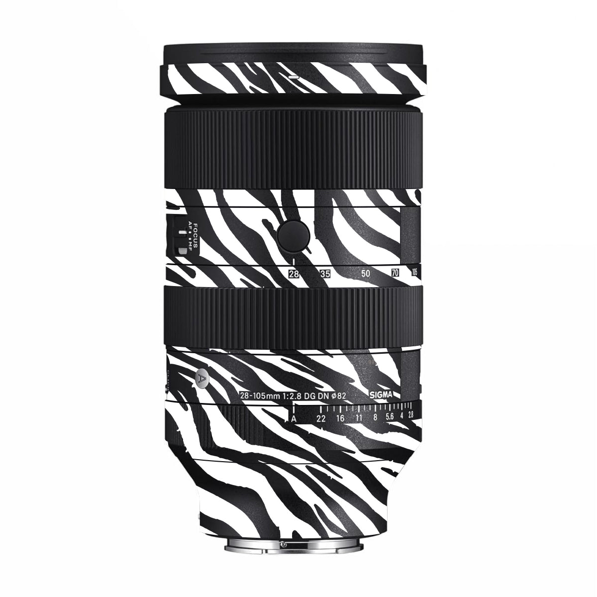 Classic Zebra Stripes Sigma 28-105mm F/2.8 DG DN Sony E Camera Lens Skin