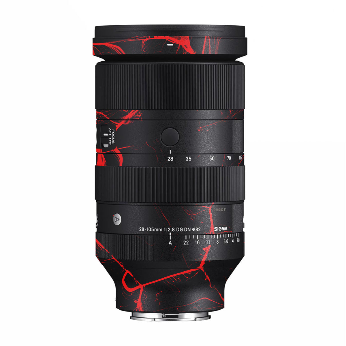 Red Neural Grid Sigma 28-105mm F/2.8 DG DN Sony E Camera Lens Skin