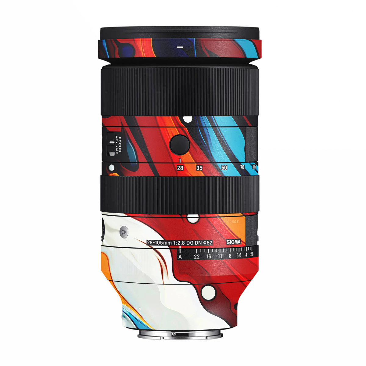 Fire & Ice Flow Sigma 28-105mm F/2.8 DG DN Sony E Camera Lens Skin