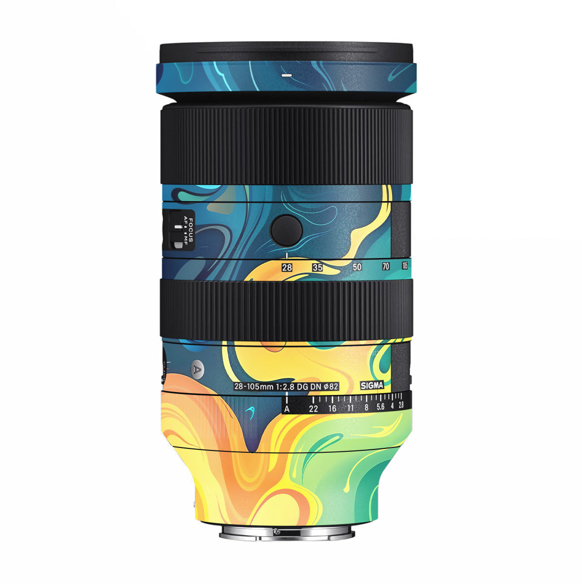 Rainbow Liquid Fusion Sigma 28-105mm F/2.8 DG DN Sony E Camera Lens Skin