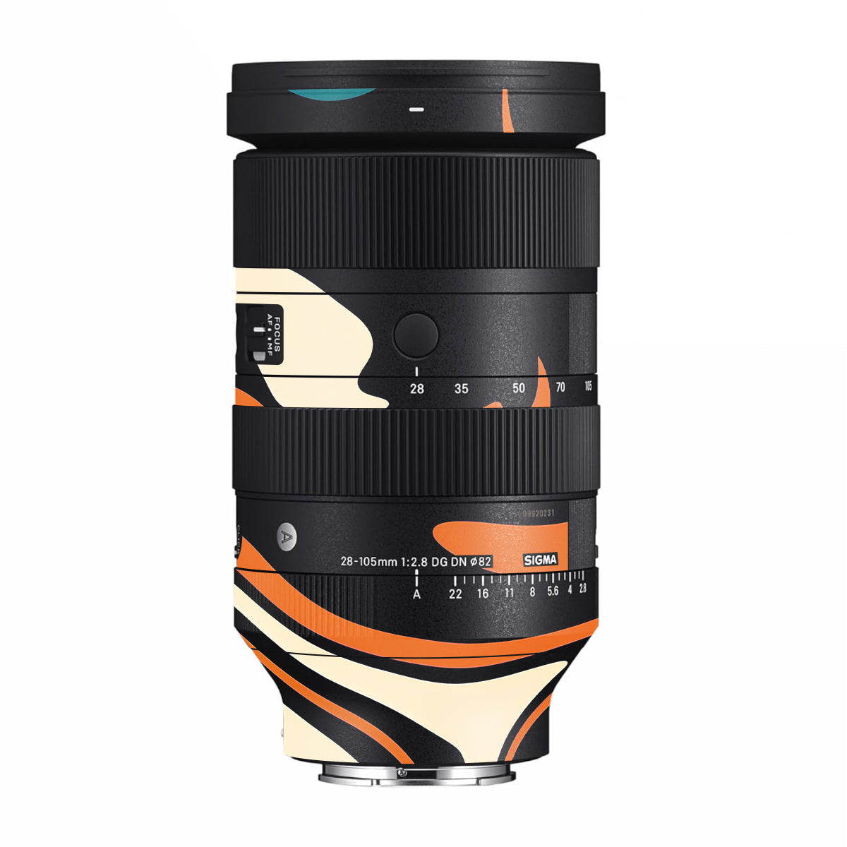 Mid-Century Abstract Swirl Sigma 28-105mm F/2.8 DG DN Sony E Camera Lens Skin
