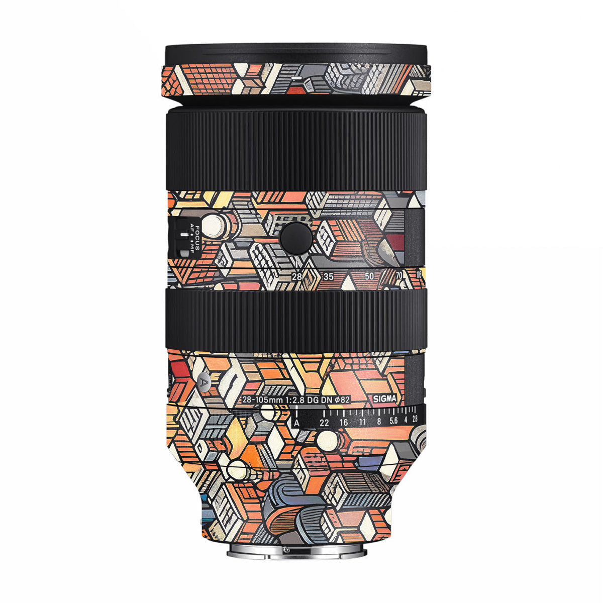 Isometric Cityscape Sigma 28-105mm F/2.8 DG DN Sony E Camera Lens Skin