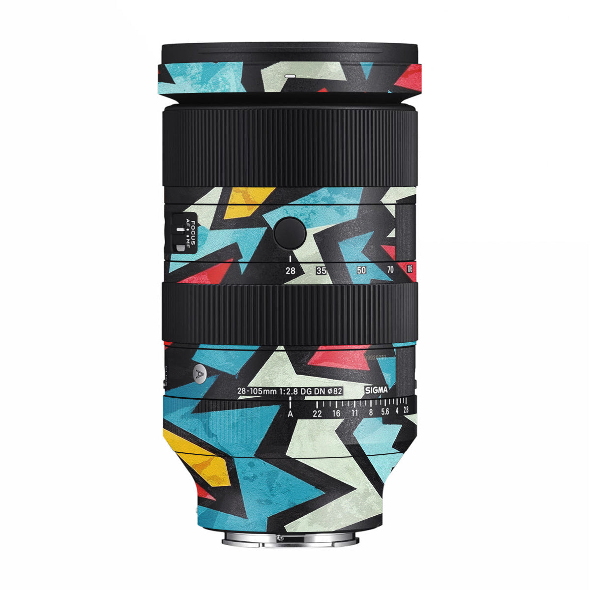 Pop Art Lightning Sigma 28-105mm F/2.8 DG DN Sony E Camera Lens Skin