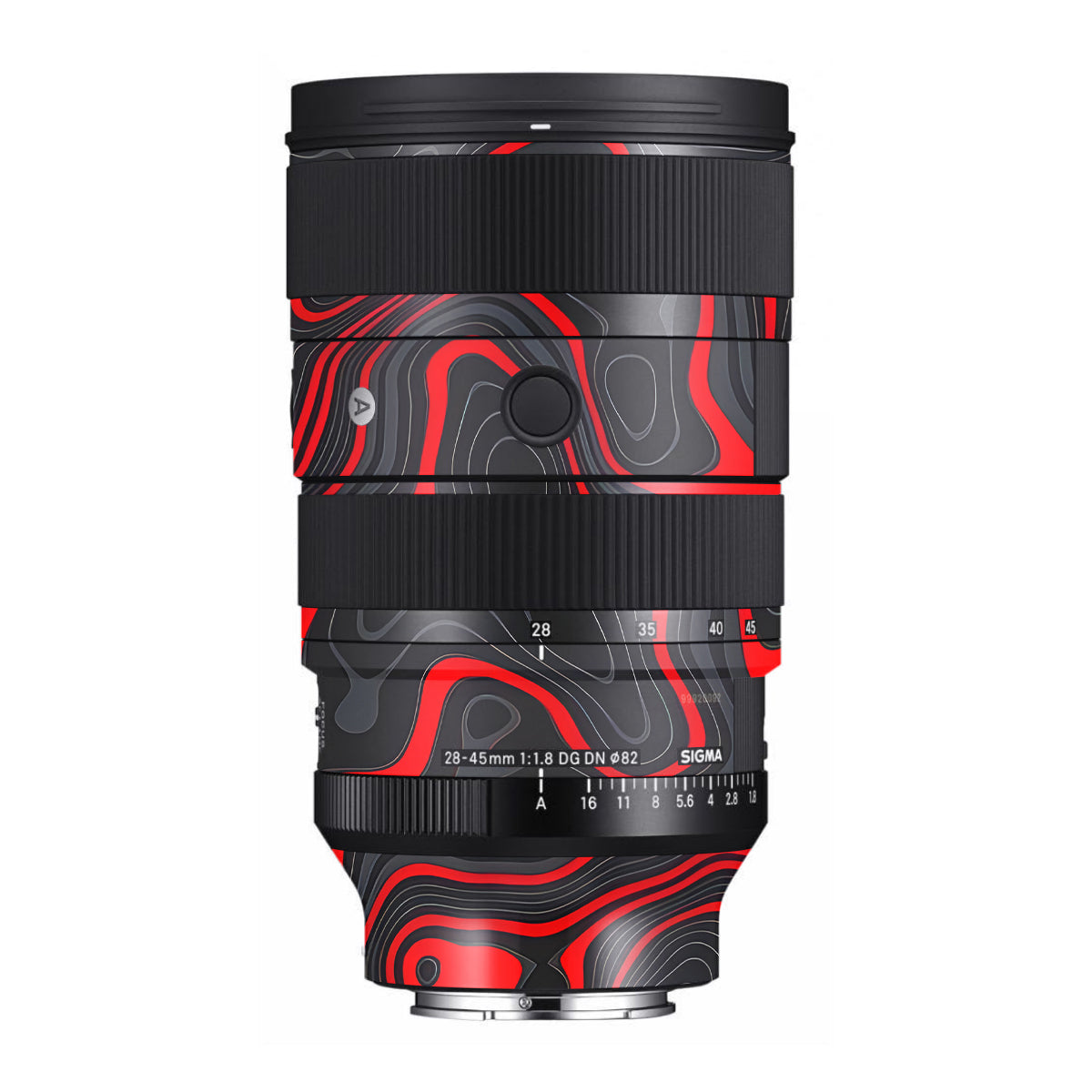 Crimson Waves Sigma 28-45mm F/1.8 DG DN Art Sony E Camera Lens Skin