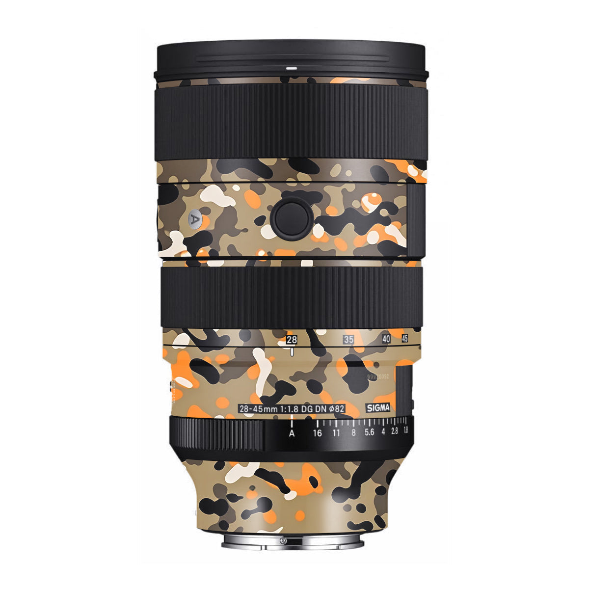 Orange Brown Spot Sigma 28-45mm F/1.8 DG DN Art Sony E Camera Lens Skin