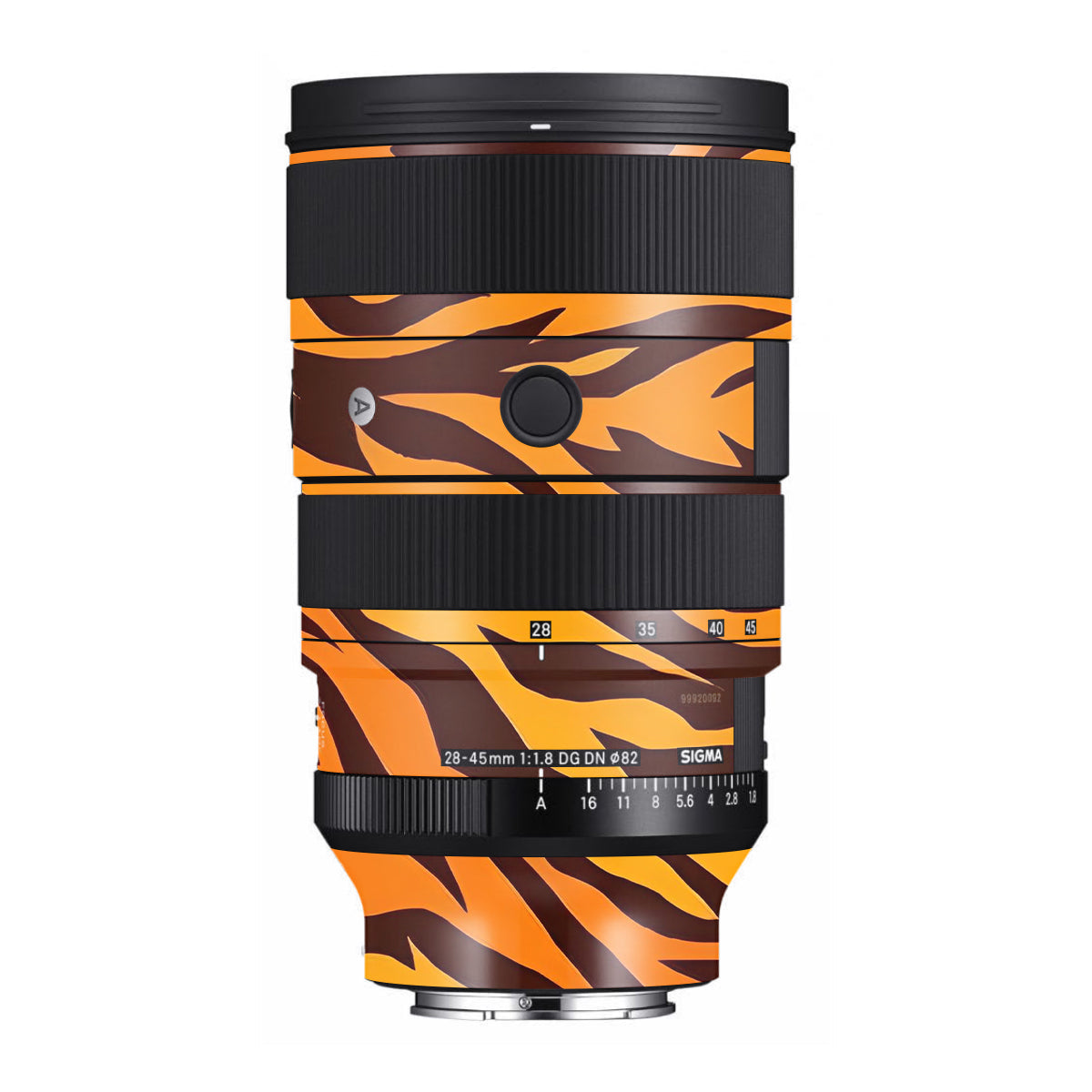 Wild Tiger Stripes Sigma 28-45mm F/1.8 DG DN Art Sony E Camera Lens Skin