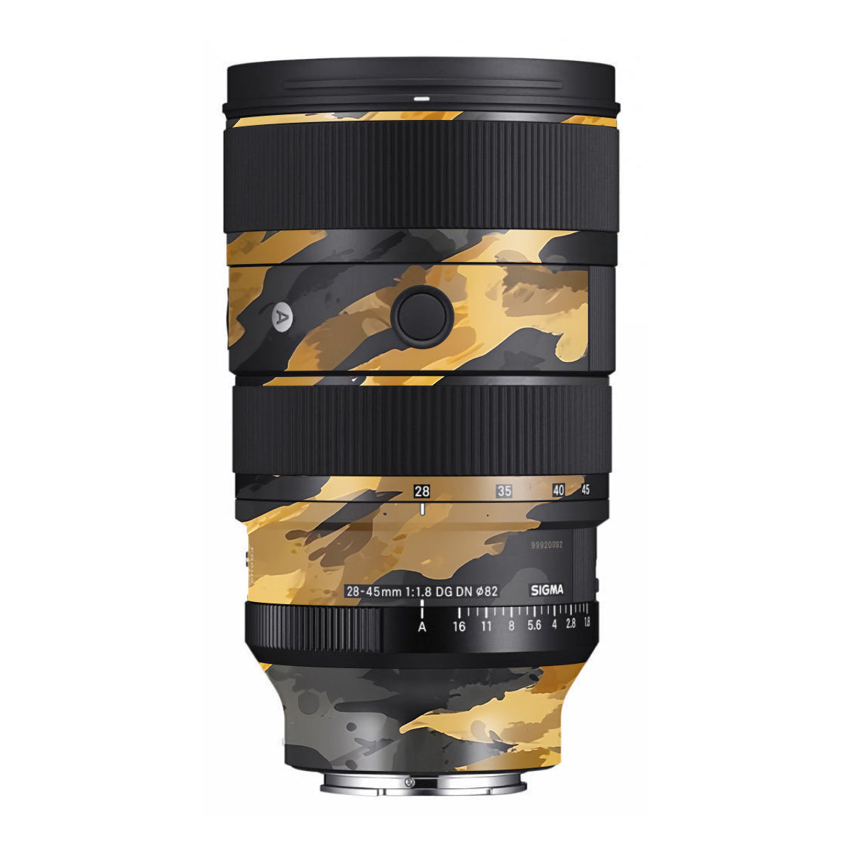 Camo Tiger Blend Sigma 28-45mm F/1.8 DG DN Art Sony E Camera Lens Skin