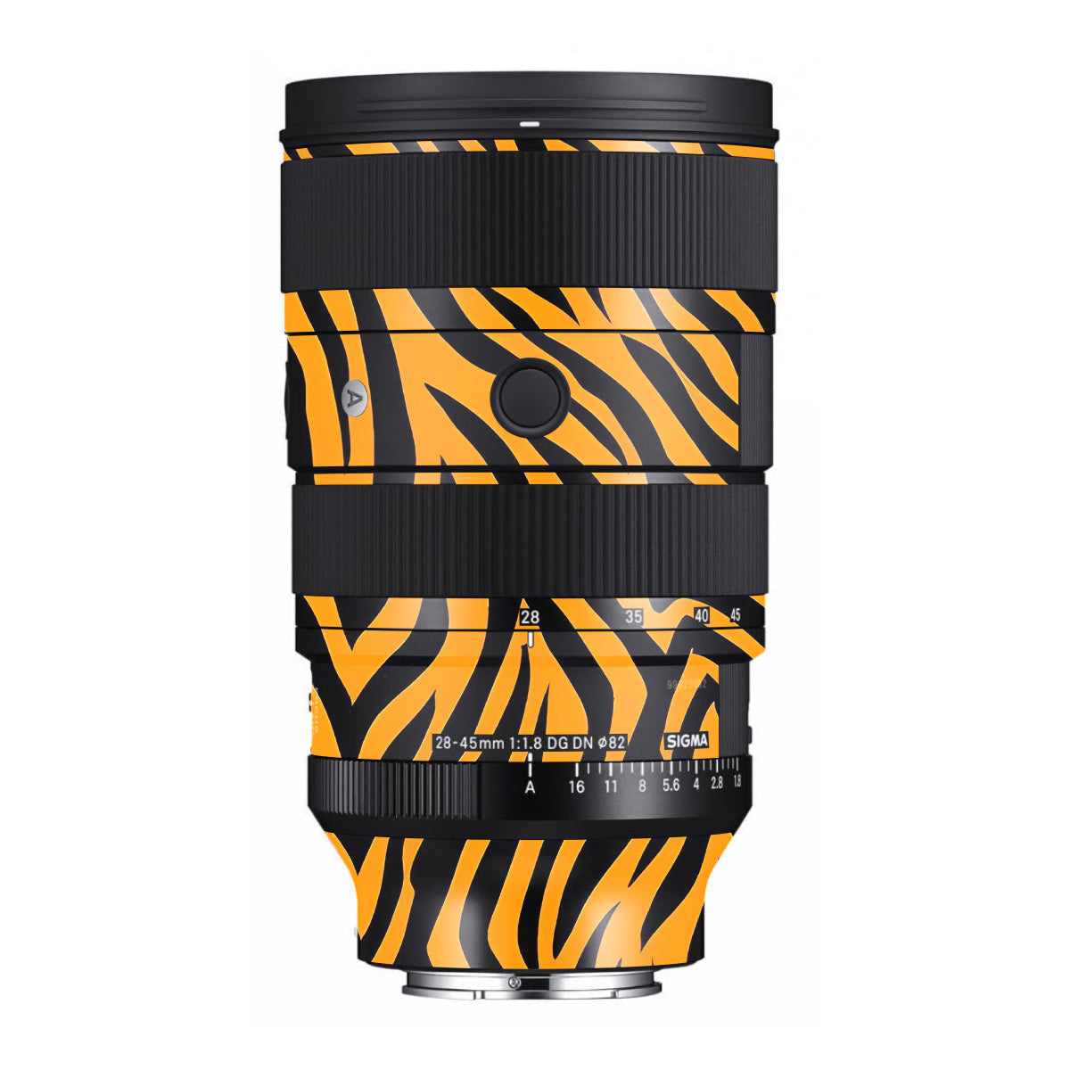 Zebra Gold Pattern Sigma 28-45mm F/1.8 DG DN Art Sony E Camera Lens Skin