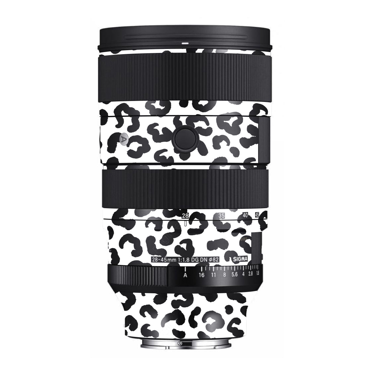White Leopard Sigma 28-45mm F/1.8 DG DN Art Sony E Camera Lens Skin
