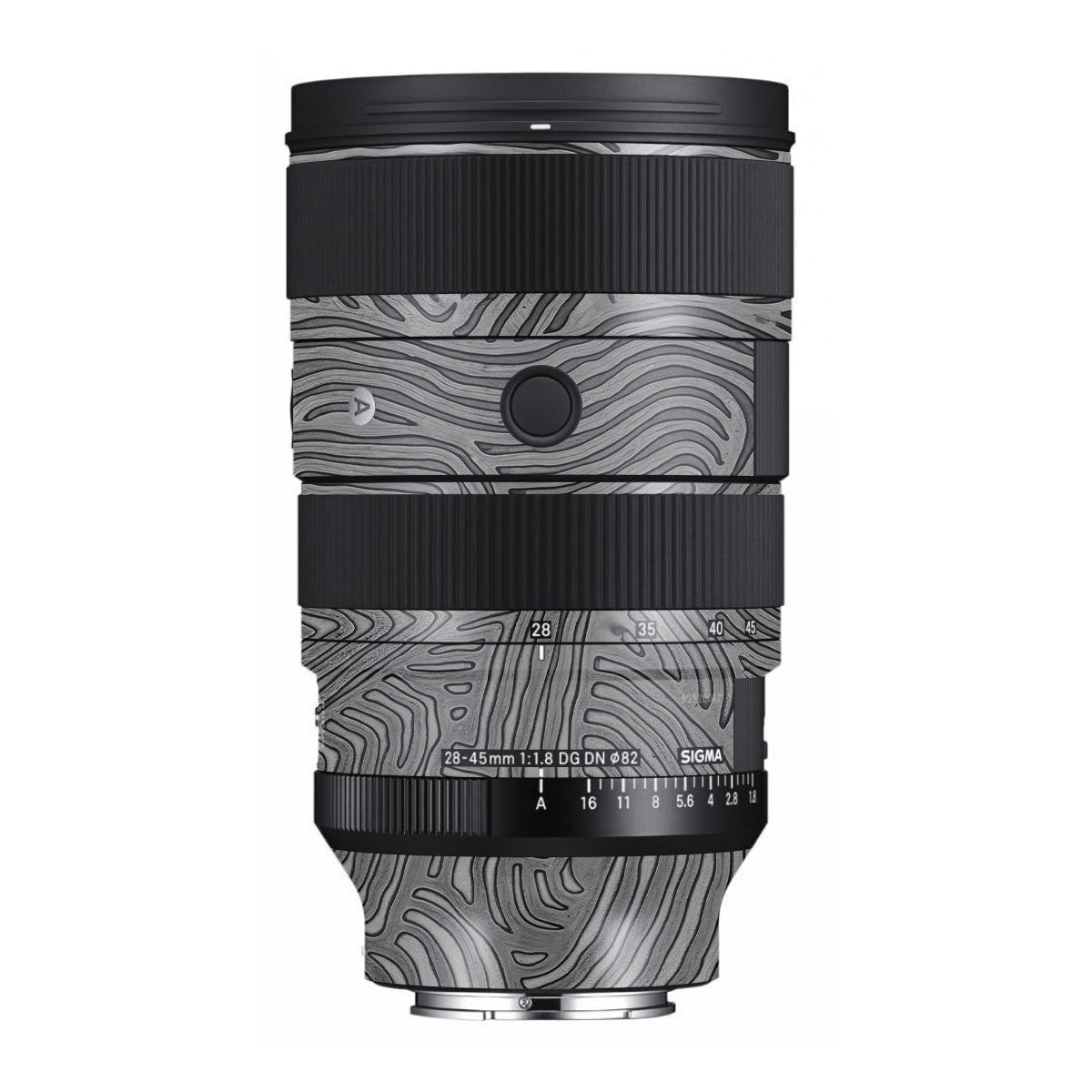 Monochrome Line Maze Sigma 28-45mm F/1.8 DG DN Art Sony E Camera Lens Skin