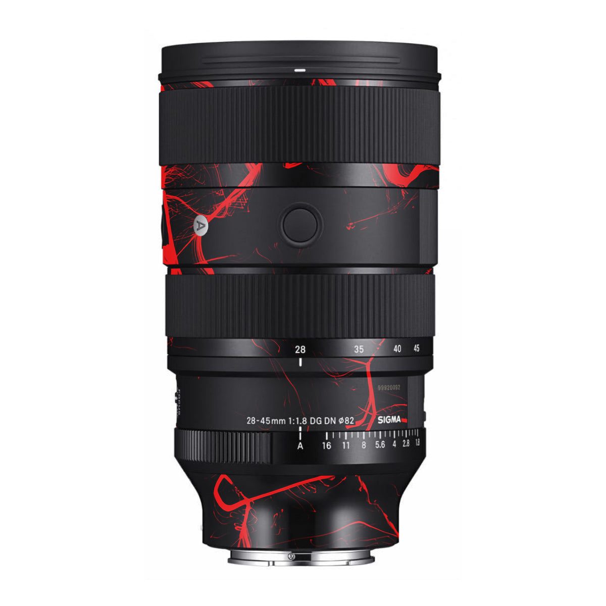 Red Neural Grid Sigma 28-45mm F/1.8 DG DN Art Sony E Camera Lens Skin