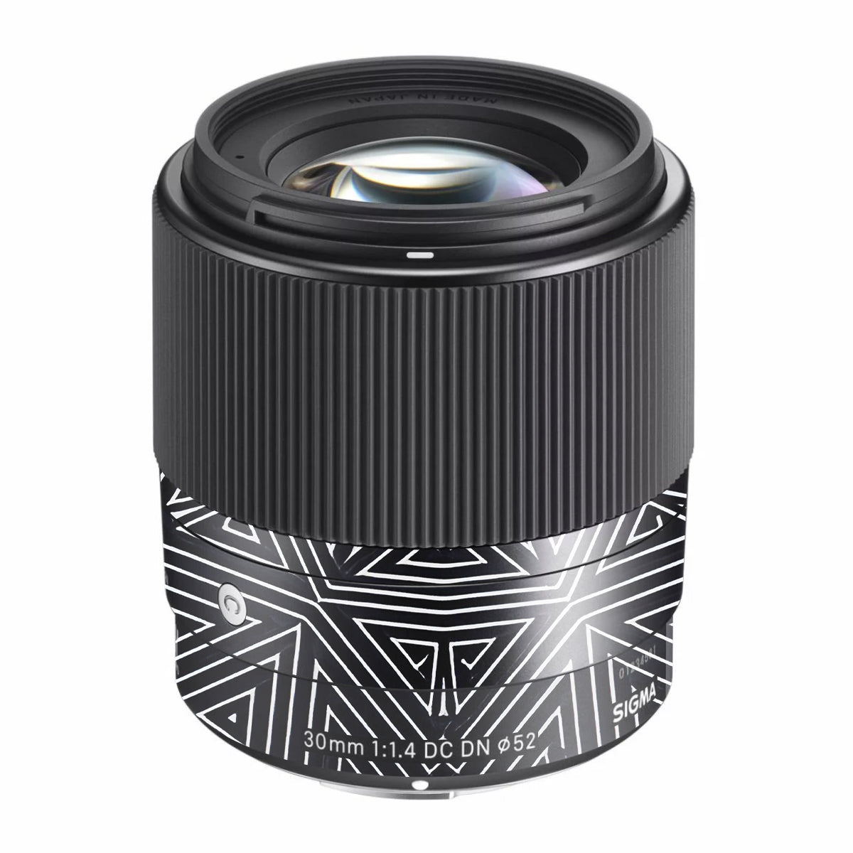 Geometric Pattern Sigma 30mm F/1.4 DC DN Sony E Camera Lens Skin