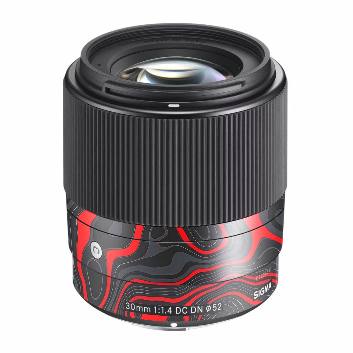 Crimson Waves Sigma 30mm F/1.4 DC DN Sony E Camera Lens Skin