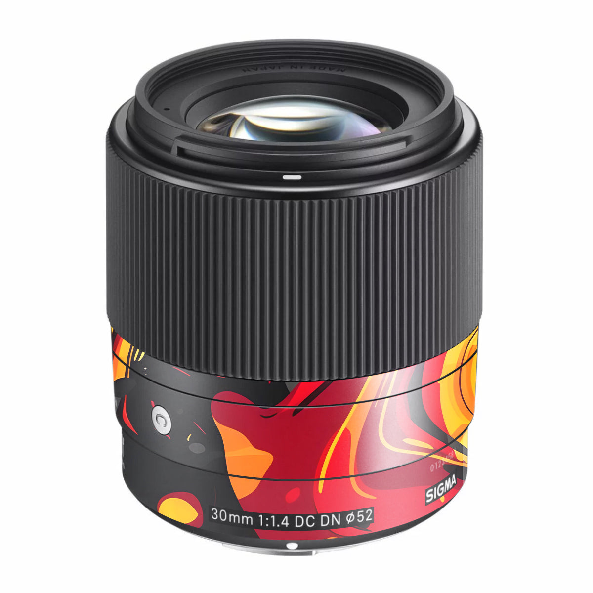 Lava Burst Sigma 30mm F/1.4 DC DN Sony E Camera Lens Skin