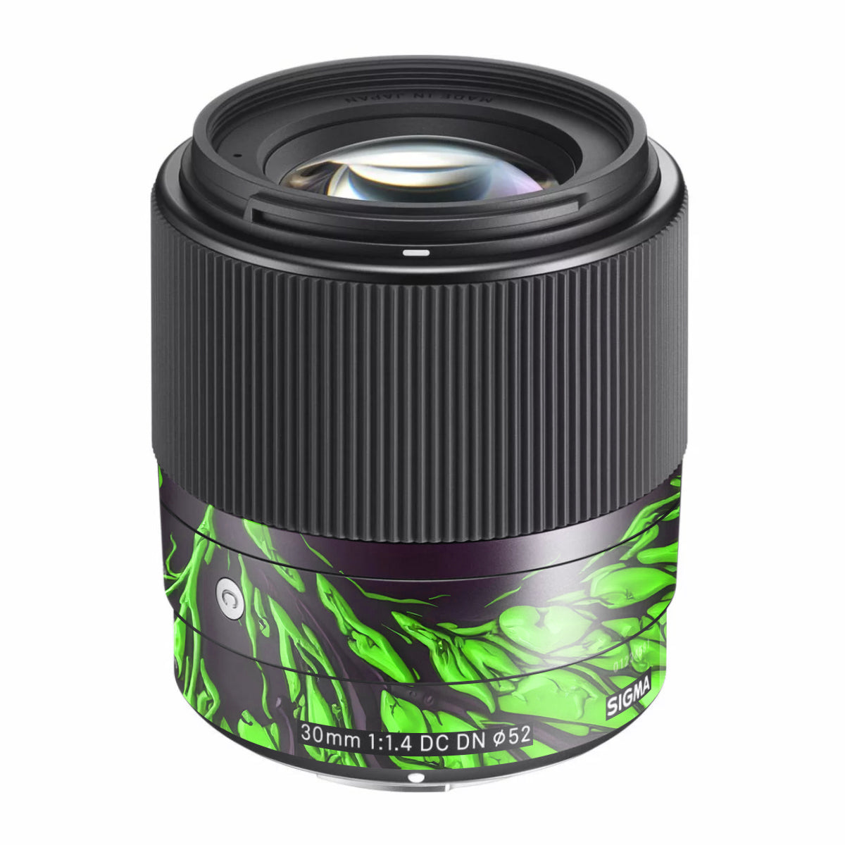 Venom Green Sigma 30mm F/1.4 DC DN Sony E Camera Lens Skin